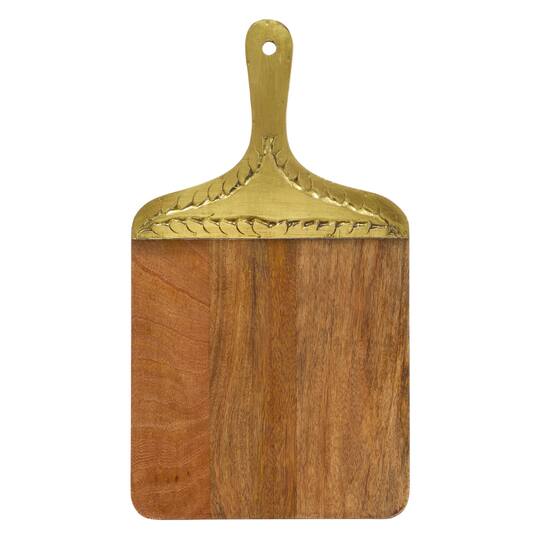 18" Brown Wood Natural Decorative Cutting Board